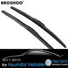 Стеклоочистители BROSHOO для Hyundai Veloster 2011, 2012, 2013, 2014, 2015, 2016, 26 и 18 дюймов, подходят для стандартных рычагов с крючками
