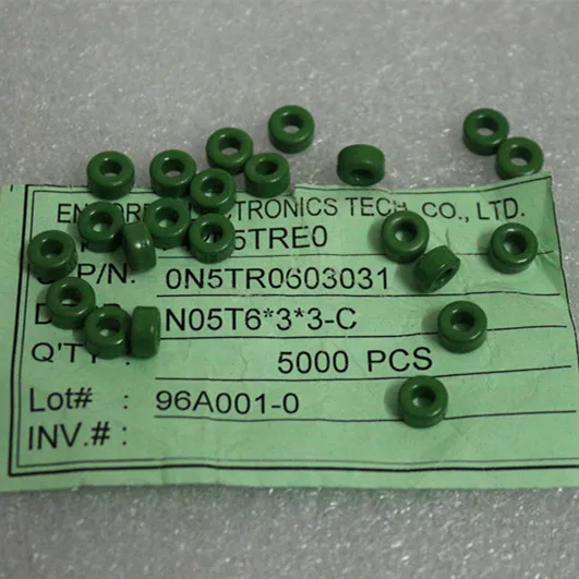 Ferrite Magnetic Ring 6*3*3mm Anti-interference Inductance Common Mode Filter Small Beads Spray Green | Обустройство дома