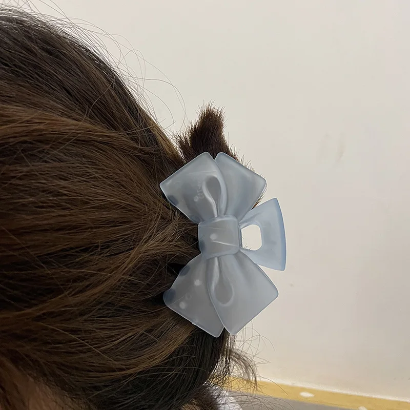 

Bowknot Elegant Hair Claw Small Barrette Crab Ponytail Hair Clip Women Girls Hairpin Clamps Headwear Hair Accessories Gifts