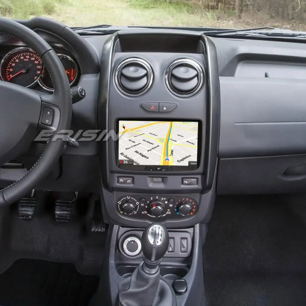 Автомагнитола Erisin ES7929D 8 дюймов Android 9 0 ядер 4 Гб ОЗУ для Renault Dacia Duster Logan Sandero Dokker