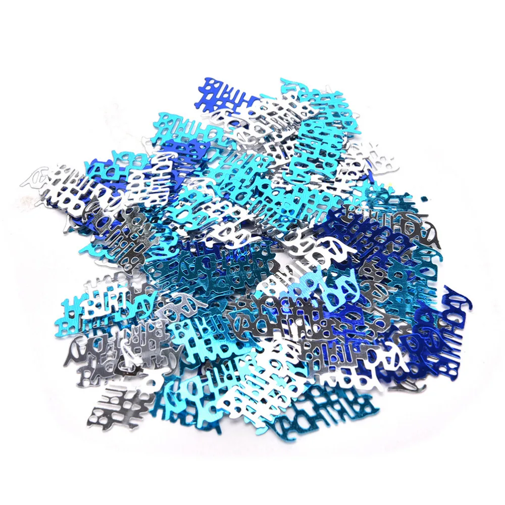 

New Lady Women Men Number 13 16 18 21 Years Old Happy Birthday Sprinkle Metallic Confetti Table Scatter Adults Party Decorations