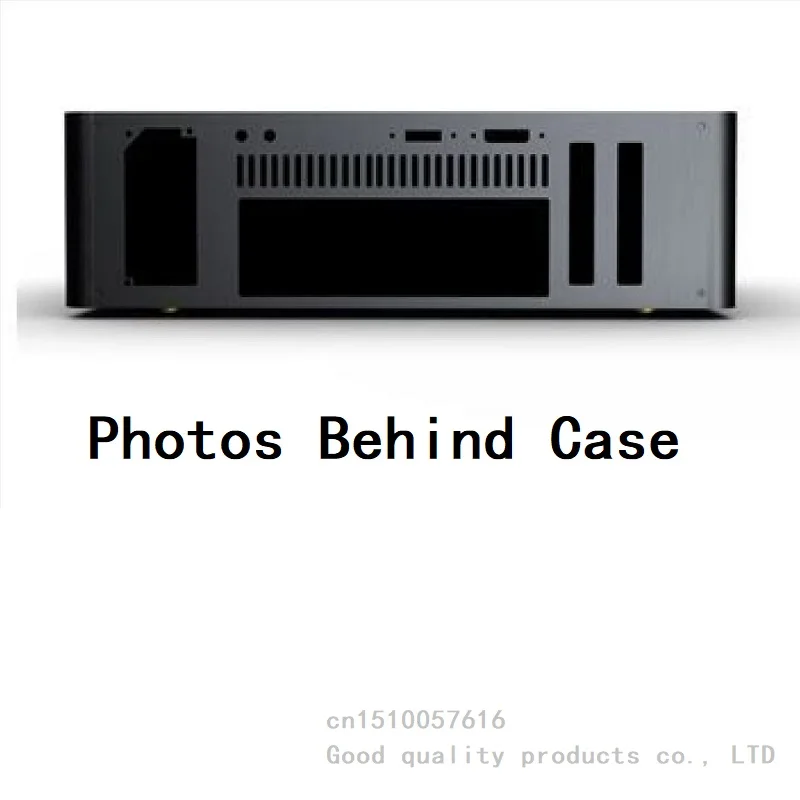 Алюминиевый Чехол для компьютера маленький горизонтальный мини ITX HTPC корпус