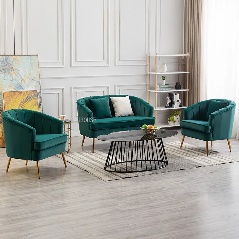 Матерчатые спинки в европейском стиле диваны для гостиной кресло отдыха