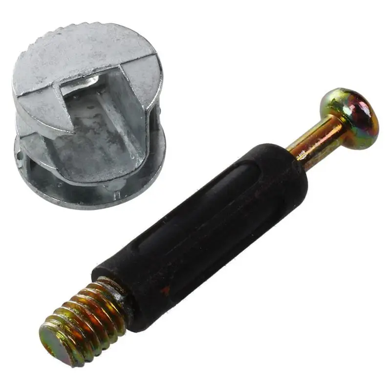 10 наборов мебельная боковая Соединительная 15x12 мм кулачковый штуцер дюбель