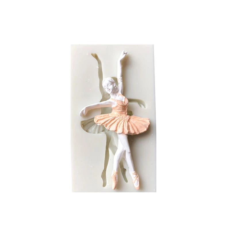 

1pc Silicone Dancer Shaped Mold Fondant Mold Cake Decorating Tools Chocolate Mold 8.3*4.7*1.2 cm