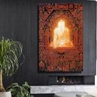 Картина маслом на холсте с изображением Будды
