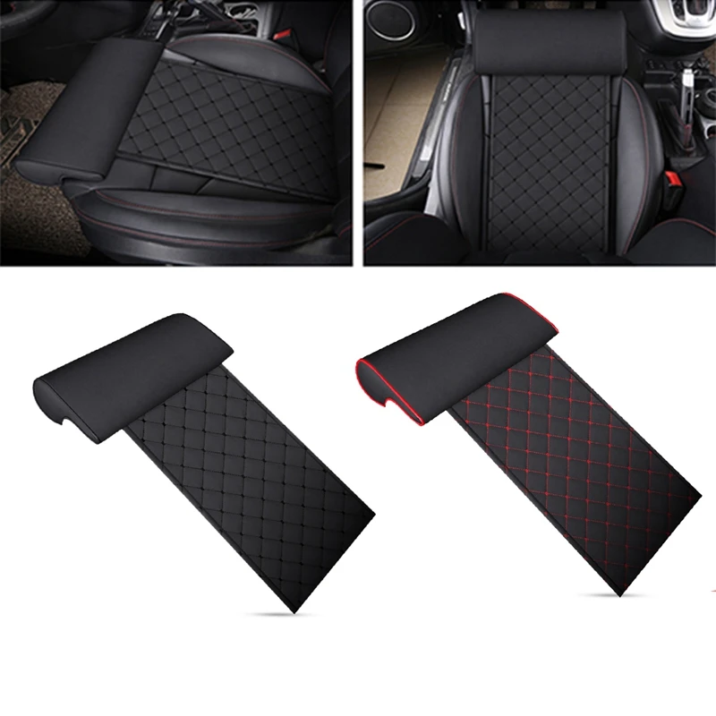 

Automobile Seat Leather Leg Pad Support Extension Mat Soft Foot Support Leg Leather Cushion Knee Pad Memory Universal
