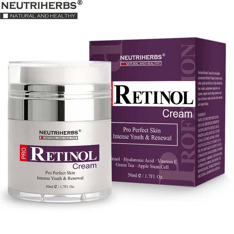 

Ретинол увлажняющий крем для лица и области вокруг глаз с гиалуроновой кислотой, витамин Е-лучший день и ночь анти-старения формула 50 г/шт.