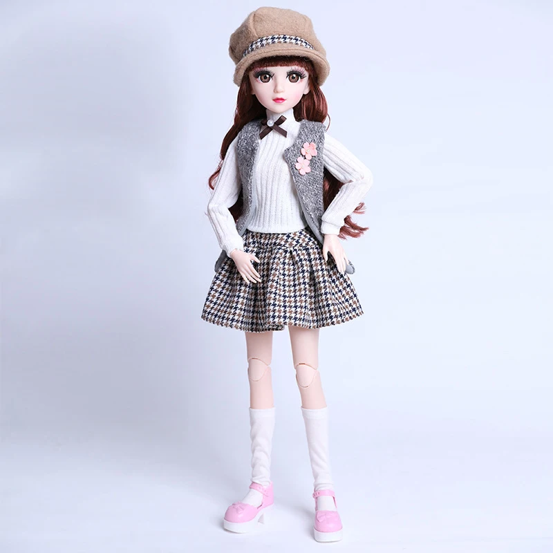 

BJD Doll for Girls with Clothes Suit Not Shoes for 60cm Dolls Beautiful Hats Pants Skirts Socks Bags Suitable Girl Best Toy Gift