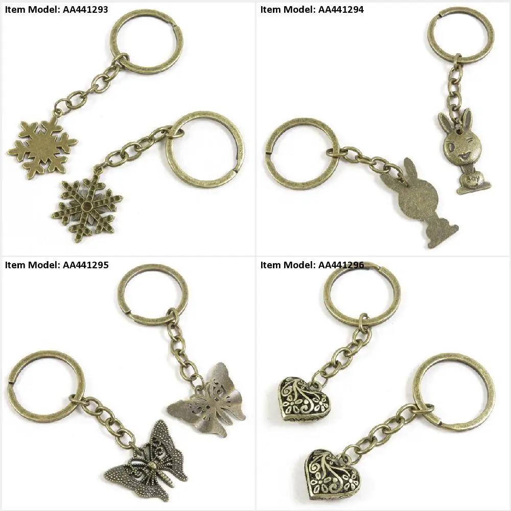 Keychain Keyring Snow Flake Snowflake Miss Rabbit Butterfly Love Jewelry Making Bag Charms | Украшения и аксессуары