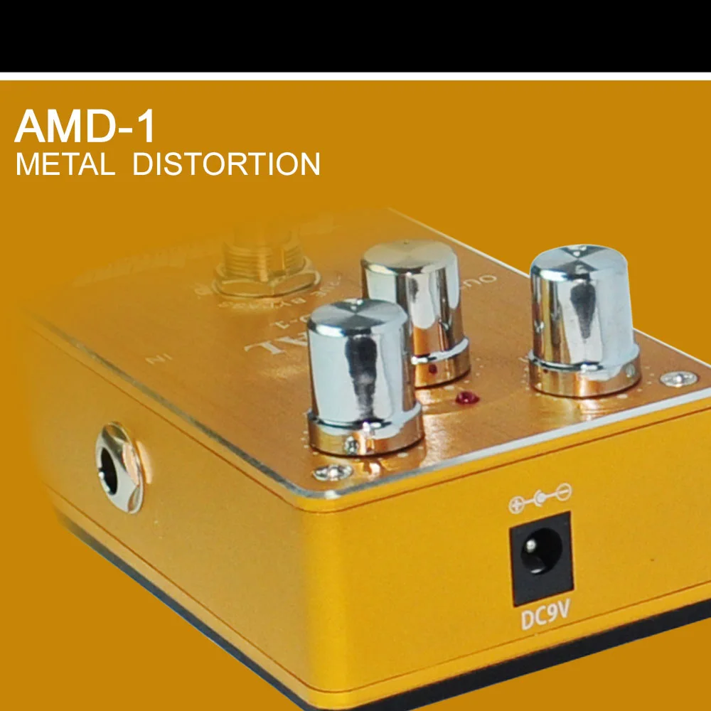 

Aroma AMD-1 Metal Distortion Electric Guitar Effect Pedal Aluminum Alloy Housing True Bypass