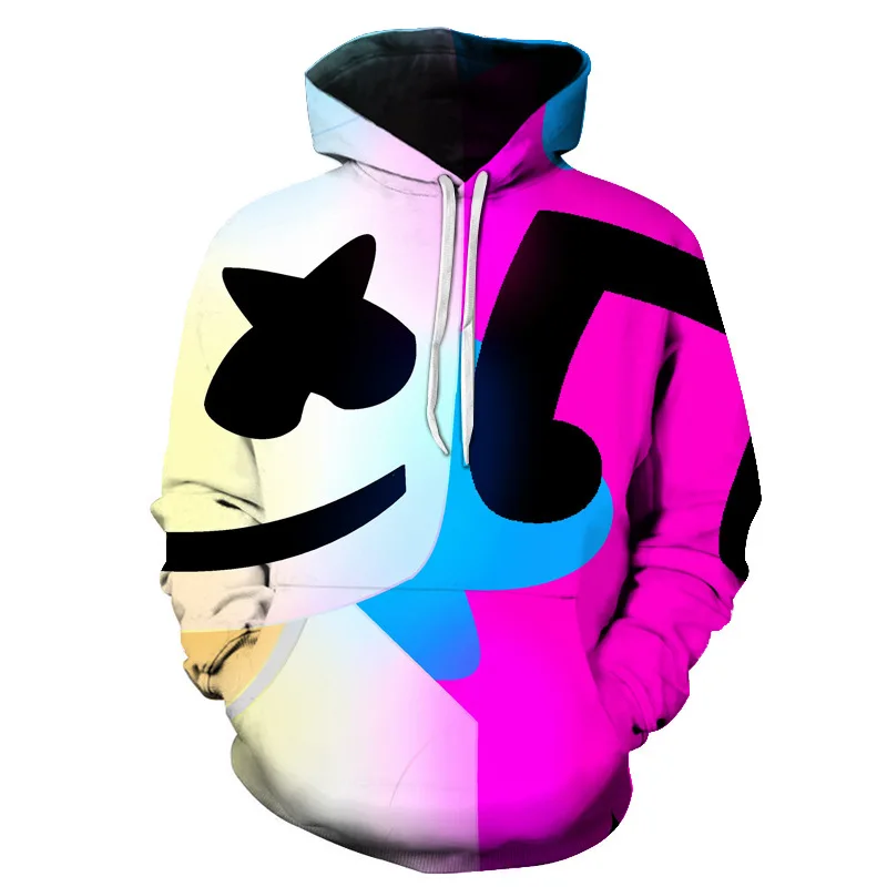 

New fashion casual polyester fabric plus size men's spring and autumn pullover pullover eye-catching childlike sweatshirt