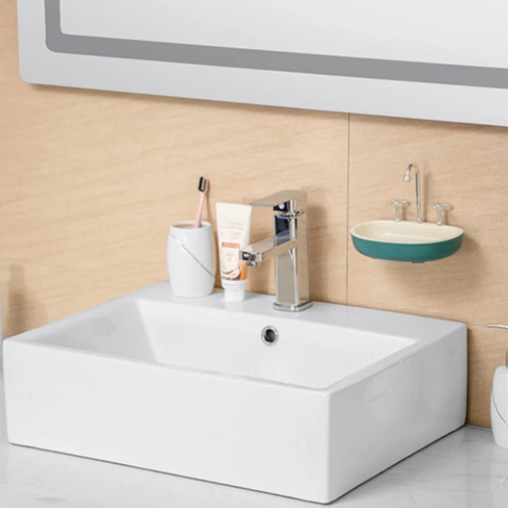 

Soap Box Water Groove Modelling Water Tap Soap Drainers Sink Sponge Drain Holder Creative Suction Cup Soap Storage Drying Rack