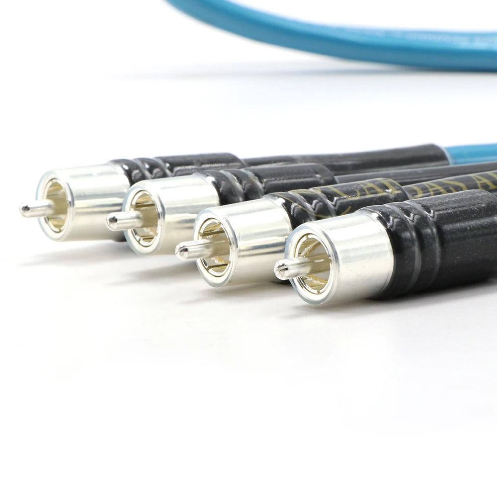 Кабель Yter Pair Hexlink Golden 5 C RCA Inconnector провод аудио видео сигнала кабель Hifi Extend