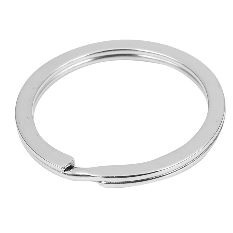 

Flat Rings for Keychains 2 mm x 30 mm 100 pcs - Silver