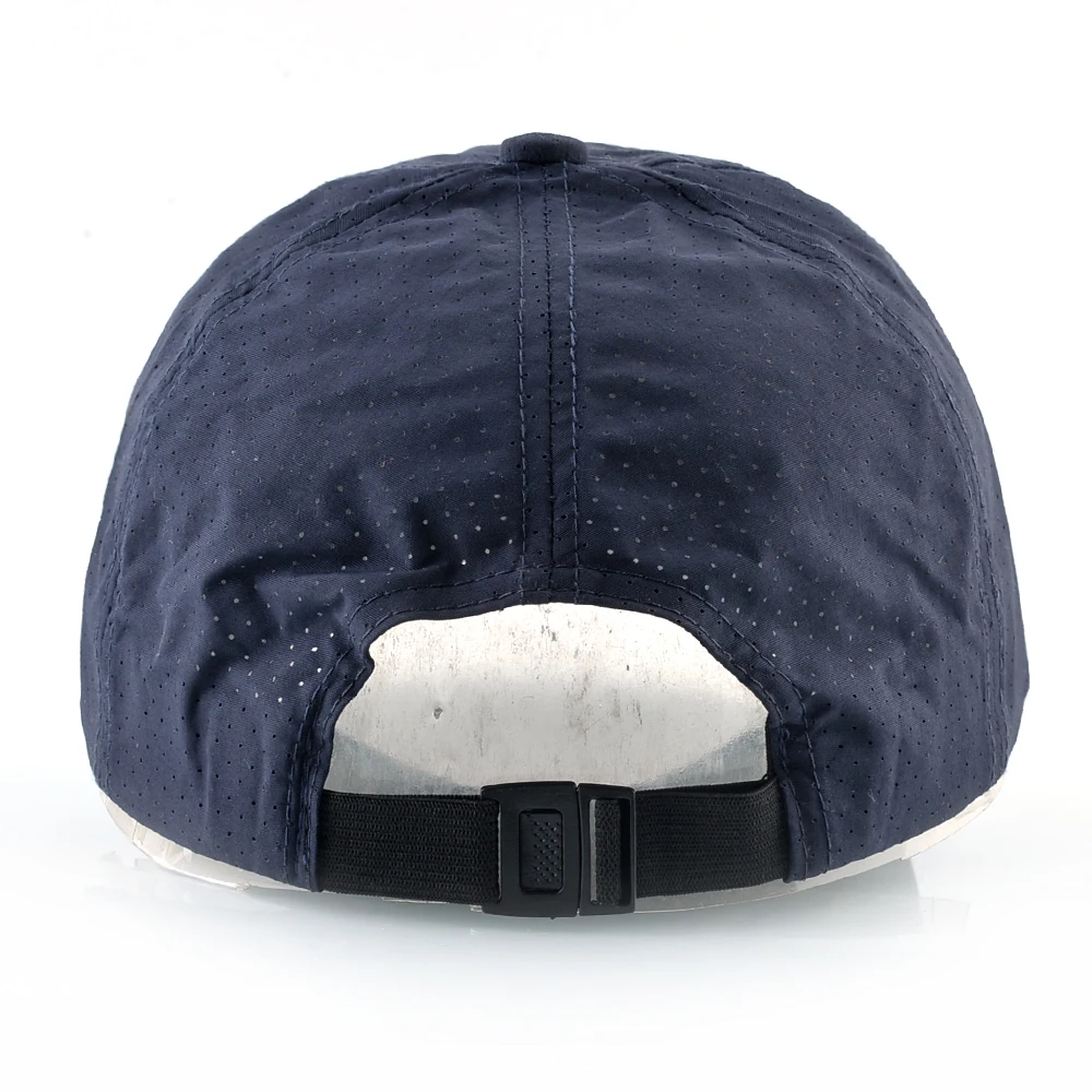 Летние быстросохнущие бейсболки мужские однотонные Цвет дышащая спортивная