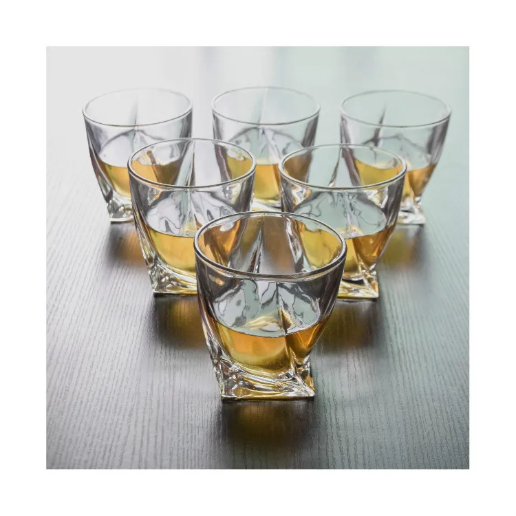 

Set of 2 top quality crystal whiskey wine glass for party club beer drinking glass cups 200901-22