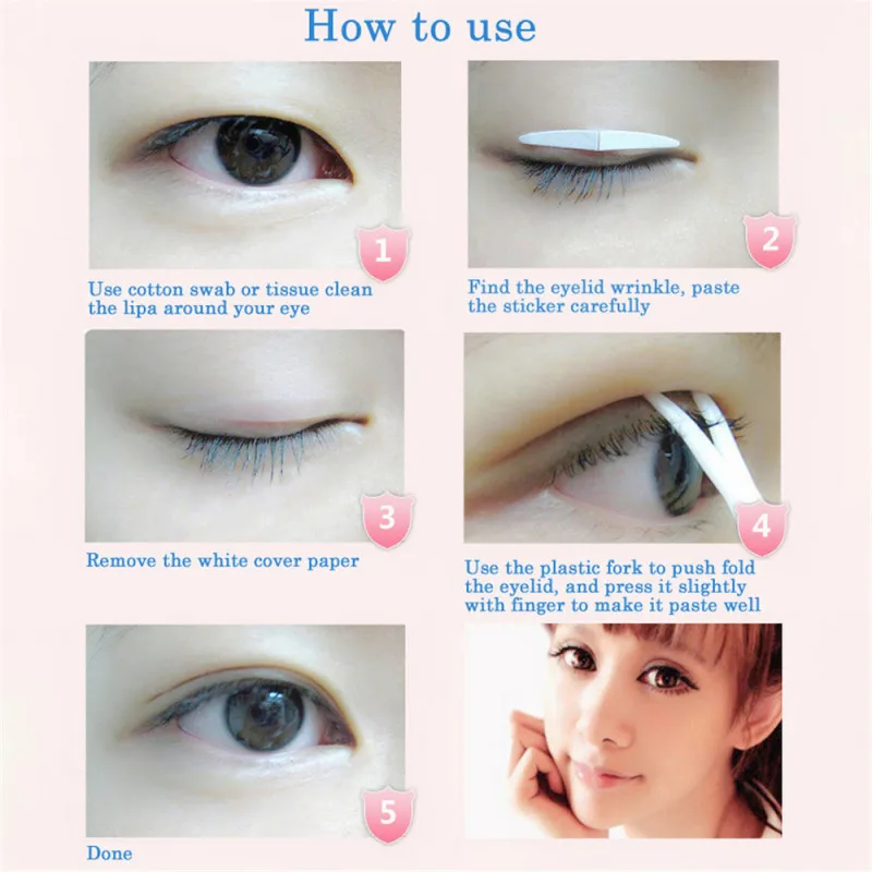 10 шт./упак. наклейка для двойного века вилки ВЕКО подъемного инструмента хомут с