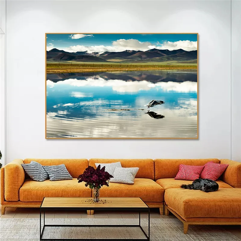 Diamond Painting 5D Diy Full Round diamond drill icons Embroidery Tibet Landscape Scenery | Cross Stitch