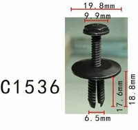 nylon black lower side sill retainer fastener clip for bmw 51718259788