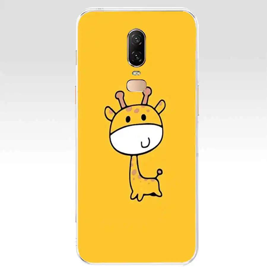 silicon case for oneplus 6 6t case soft tpu painting back phone cover for oneplus 6 fundas full protective coque bumper bag free global shipping