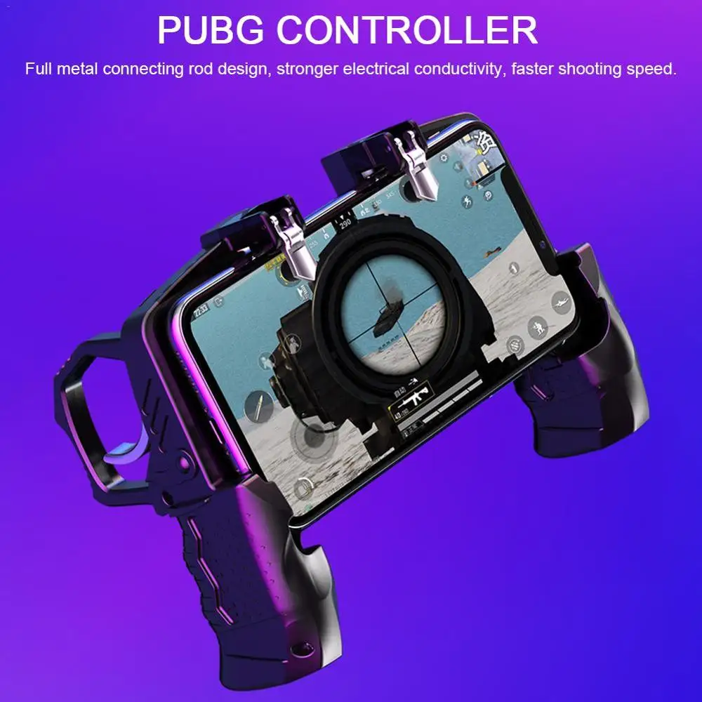 Для игр FPS PUBG желтовато-коричневого цвета геймпад джойстик шутер триггер кнопка