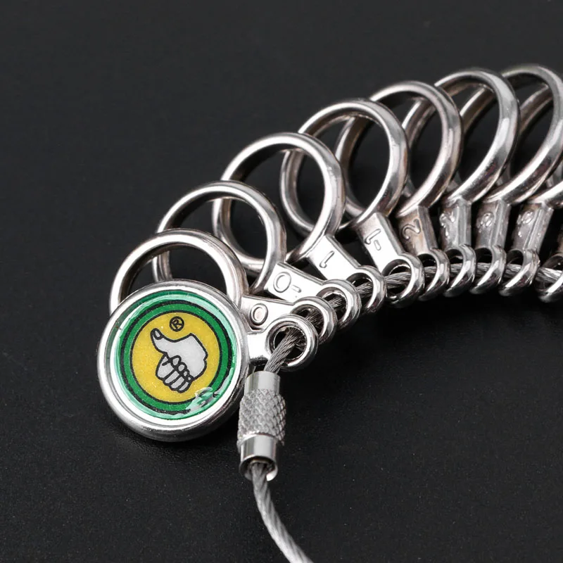 

Easy To Use 0-13 Finger Ring Metal Sizer Gauge Measure Jewelry Size Tools New X7JB