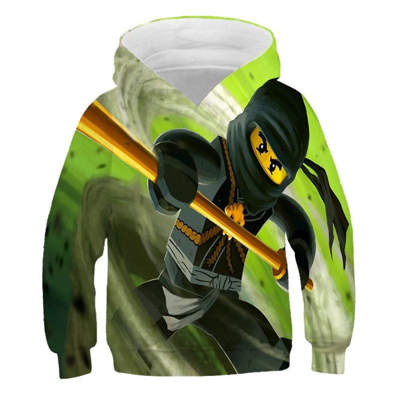 

New Legoes Boys Hoodie clothes Baby Ninjago Girls Hooded Long Sleeves Children Spring Autumn swearshirt Toddler Outerwear