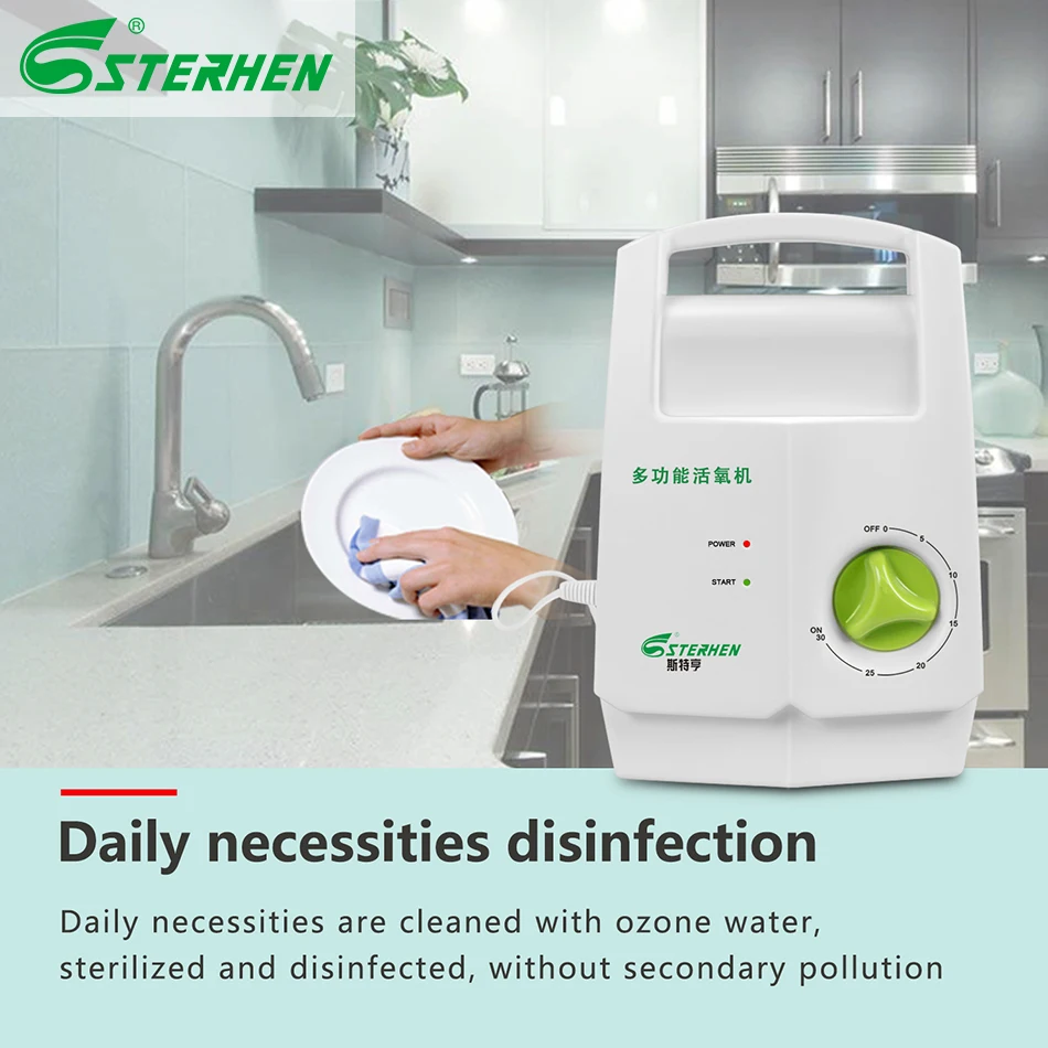 sterhen home portable air purifier ozone water generator ozone odor removal for kitchen appliance free global shipping