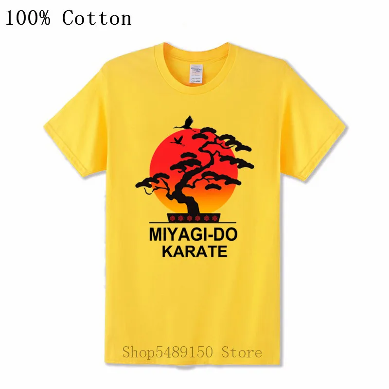 New Brazil Special Kung Fu Tees Miyagi Do Karate - The Kid Cobra Kai Retro Tai Chi T-Shirt Casual Cotton jujitsu Tshirt | Мужская одежда