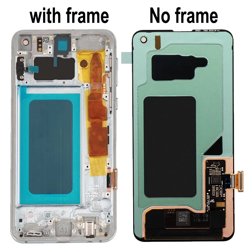 Pantalla LCD Super AMOLED 100% Original, digitalizador de pantalla t&aacute;ctil para Samsung Galaxy S10E, G970F/DS, G970U, G970W, piezas de reparaci&oacute;n de SM-G9700-1