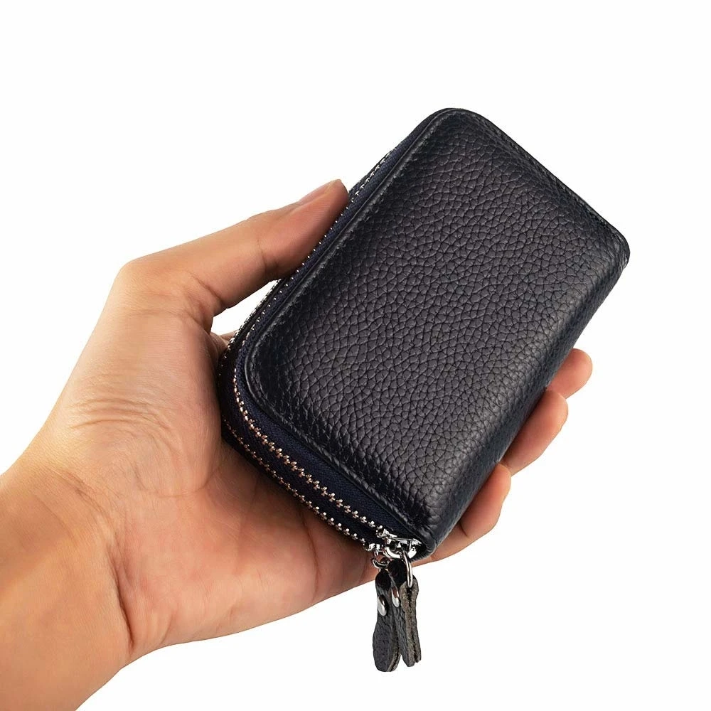 Женский кошелек на молнии из натуральной кожи с RFID-защитой | Багаж и сумки