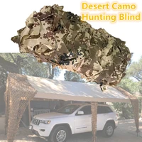 2x8m 3x6m desert camouflage net hunting blind sun shelter car cover decoration background outdoor camping military camo netting