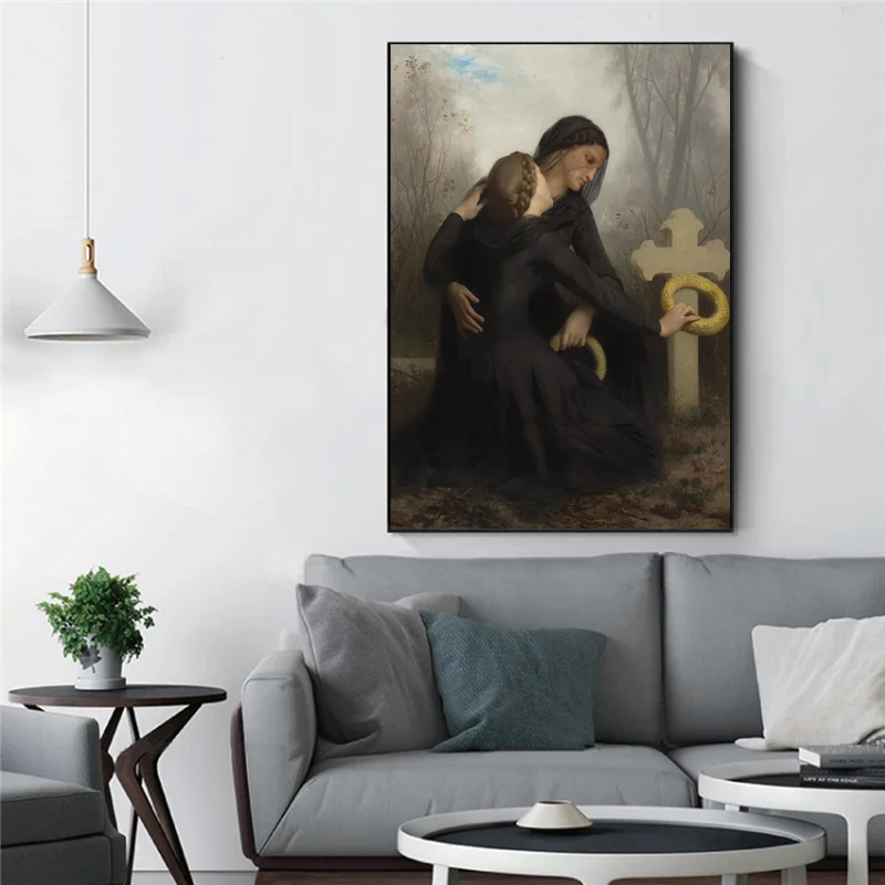 Картина на холсте для итальянских влюбленных William Adolphe Bouguereau|Рисование и