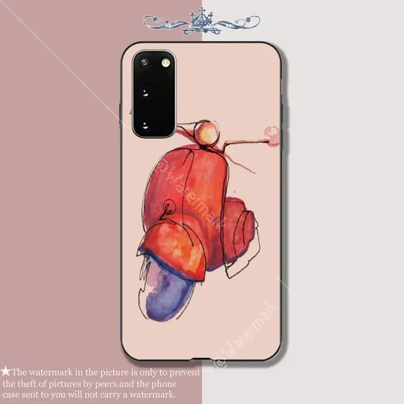 Роскошный чехол Motirunner Vespa для Samsung Galaxy S9 S10 S20 Plus Note8 Note9 Note10 A80 | Мобильные телефоны и