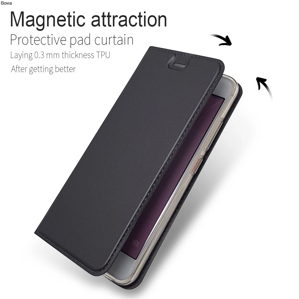 Чехол-книжка для Huawei Nova 2 Plus 2i 3 3i 3e 4 5 5i Pro 5Z 5T магнитный матовый | Мобильные телефоны