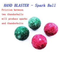 hand blaster spark ball popping blaster ball 4 pcset board cannon pop on bump thunder bolt pop toy ball flint ball nostalgic