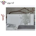 Металлические Вырубные штампы, форма для вырезания, украшение букв, для скрапбукинга, бумаги, рукоделия, ножа, форма, лезвие, перфоратор, трафареты