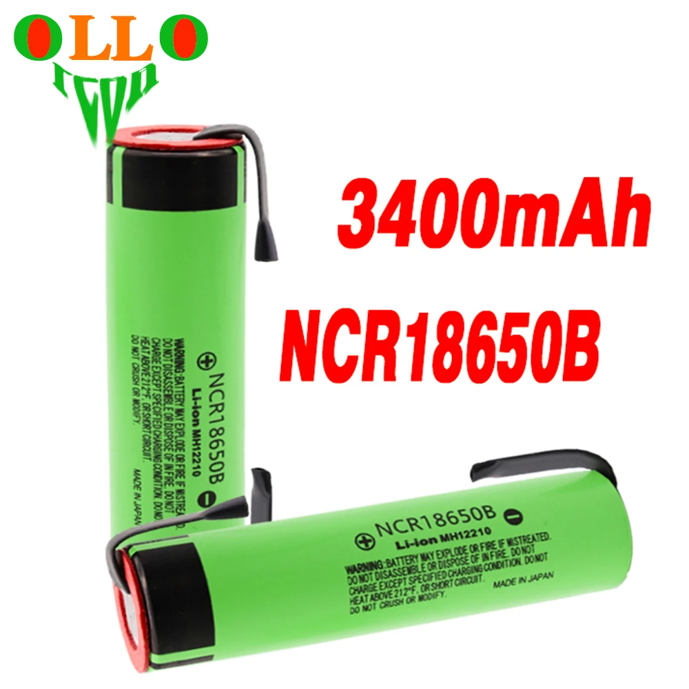 Новый 3 7 V 3400mAh 18650 аккумулятор литий ионные аккумуляторы аккумуляторная батарея