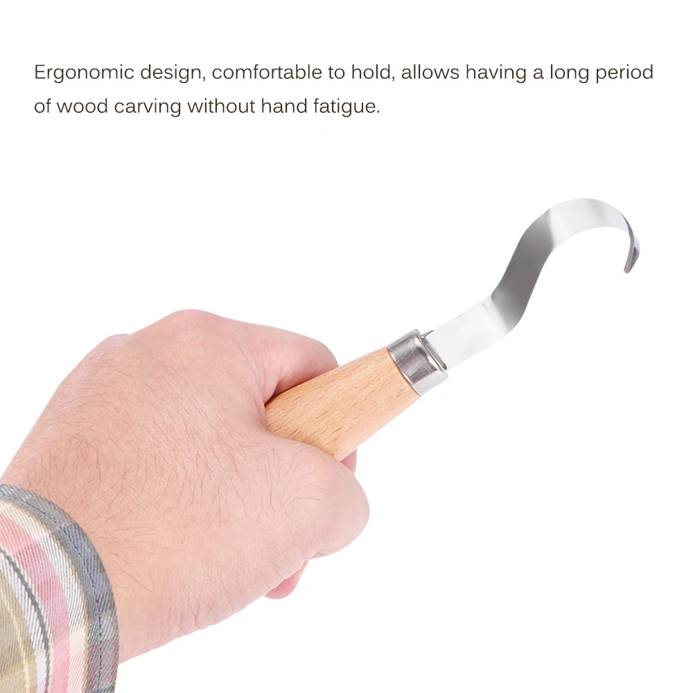 

Spoon Carving Knife Woodcarving Cutter Carving Knife Woodcut Tools Woodwork Sculptural DIY Wood Handle Chisel Spoon Tools