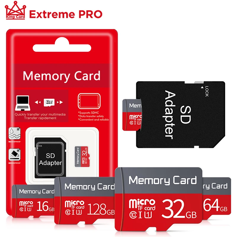 

Micro SD Card 64GB 128GB Memory Card 32GB 16GB 8GB High Stability Class 10 SDXC Flash TF Card
