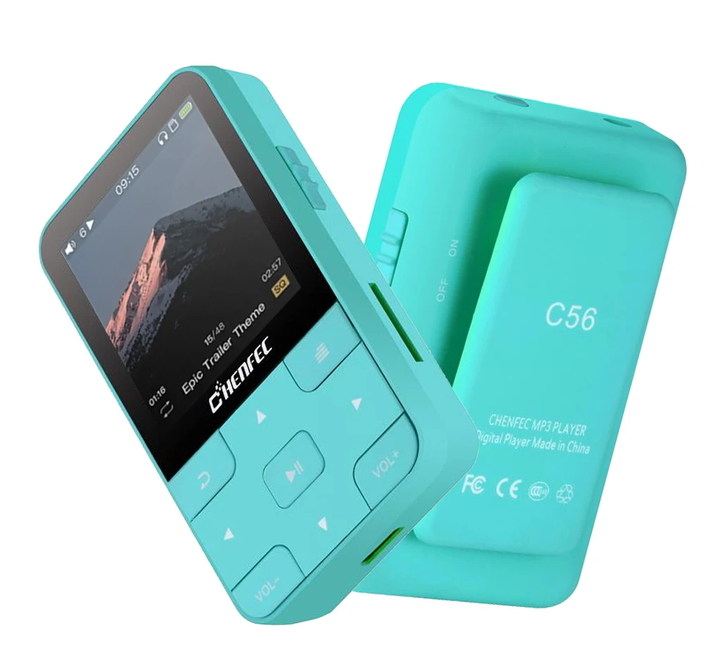Мини MP3 плеер с зажимом 16 ГБ Bluetooth4.1 без потерь HiFi звук музыкальный FM радио