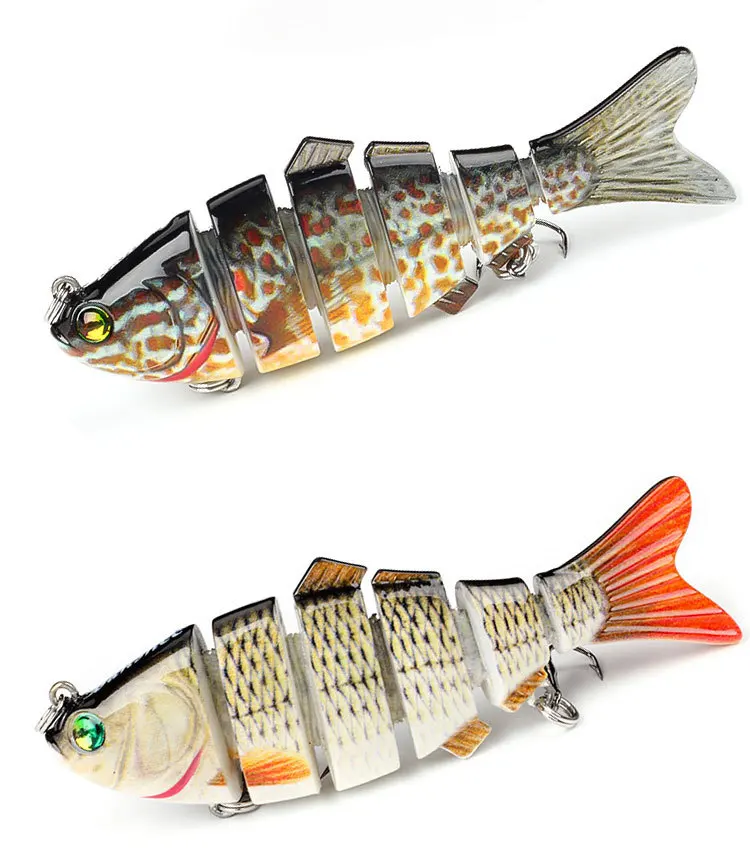 1 шт. многосекционная приманка шарнирная плавающая воблеры искусственная