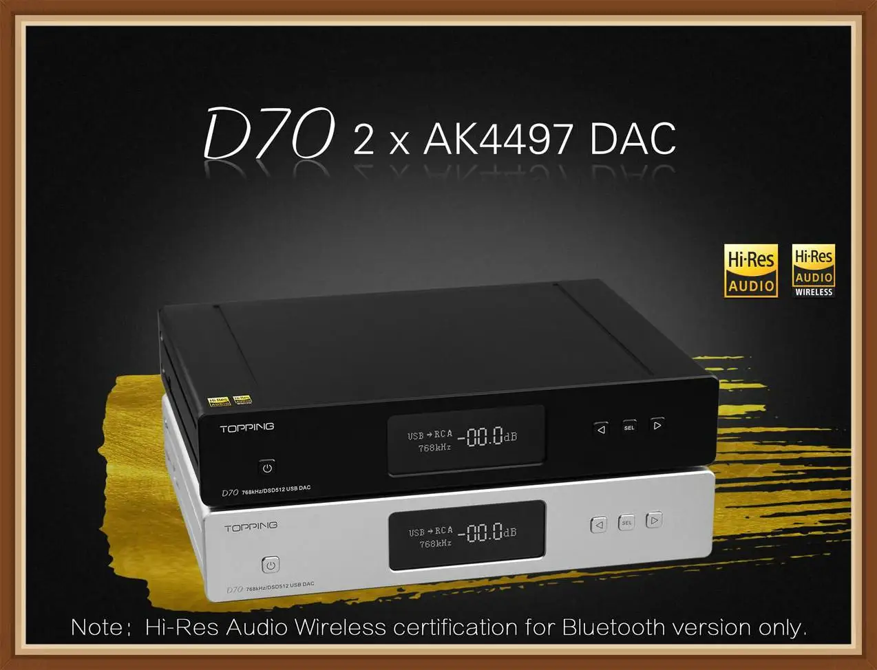 Топпинг D70 D70S Bluetooth Полный сбалансированный усилитель DAC XMOS XU208 AK4497 USB DAC аудио декодер усилителя DSD512 оптический Caoxial Вход