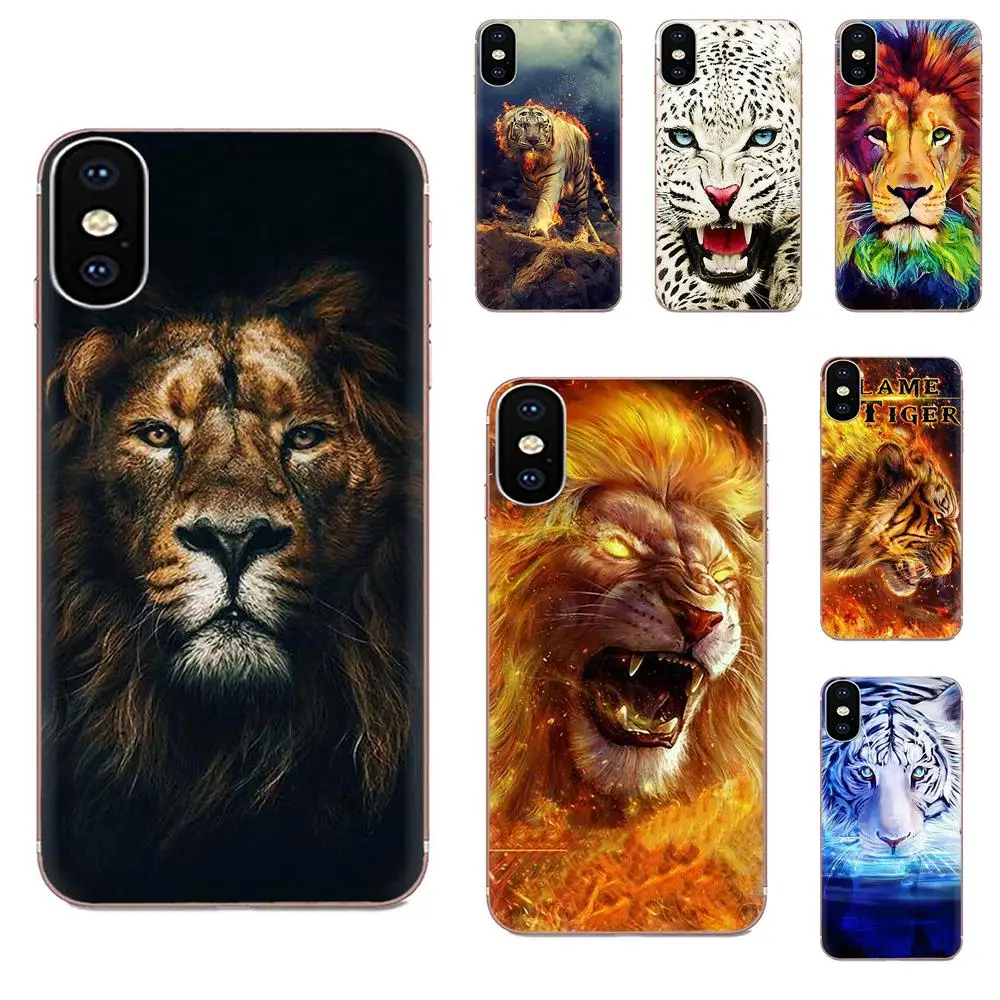 Для Huawei P7 P8 P9 P10 P20 P30 Lite Mini Plus Pro Y9 Prime P Smart Z 2018 2019 ТПУ чехол с изображением тигра льва