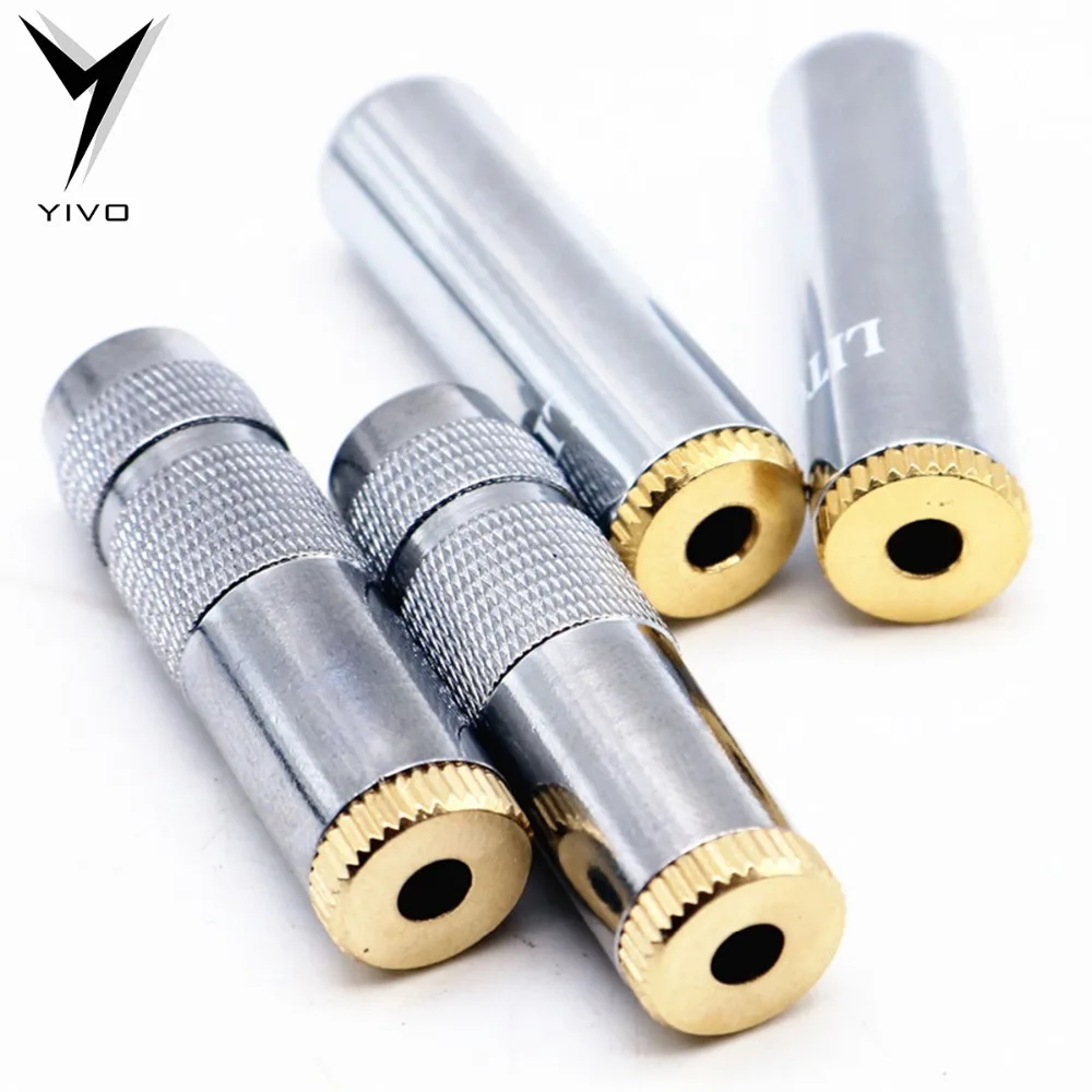 10 шт. HiFi DIY Hi end позолоченный латунь 62% медь 3 5 мм гнездовой аудио разъем для