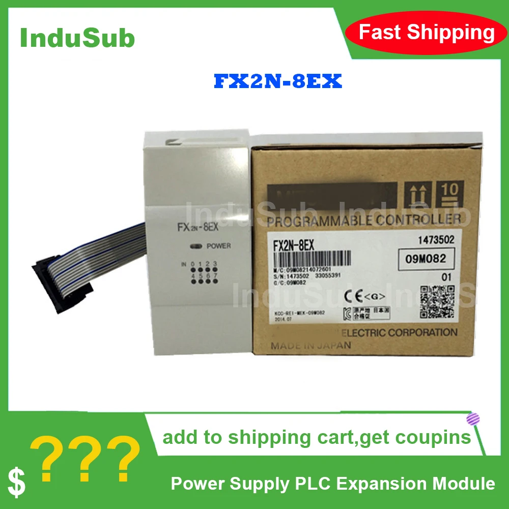 FX2N 8EX источник питания PLC расширение модуль FX3U Series 8 вход 64 выход|Контроллер