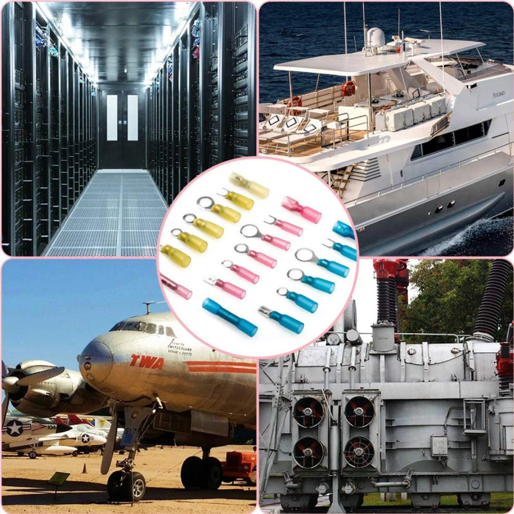 

250pcs Heat shrink wire connector terminals and Solder ring terminals waterproof seal cable wire Electrical terminals Various