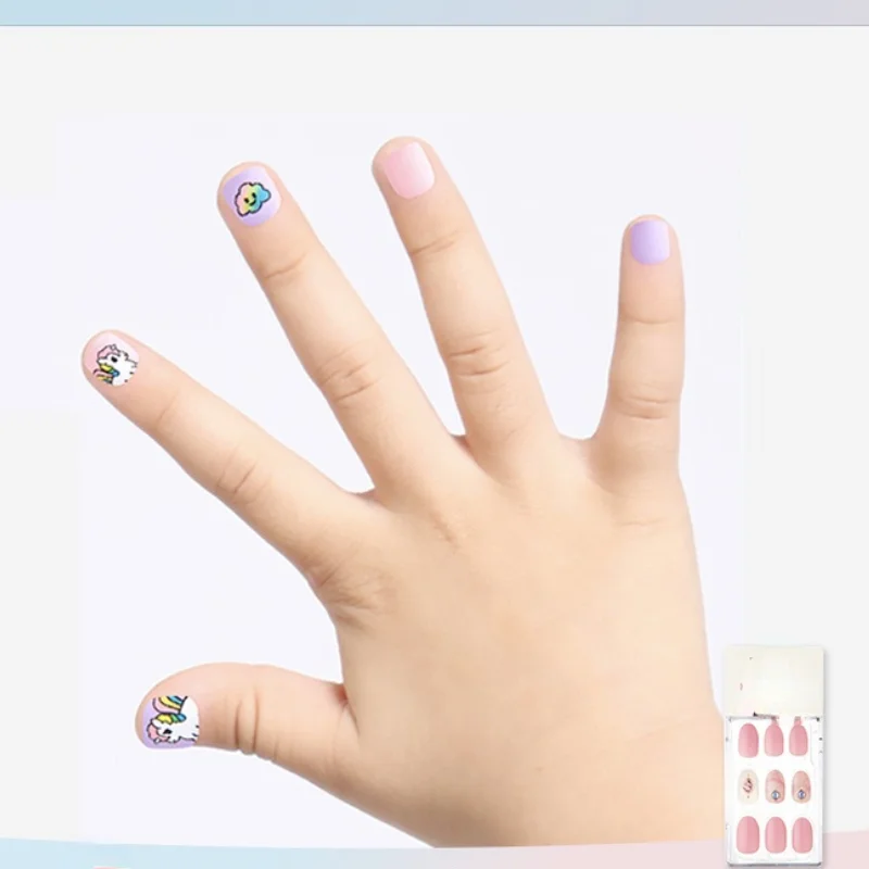 

GY Cute Children Wear Nail Beauty Nail Patch Girls 6-10 Years Old Available