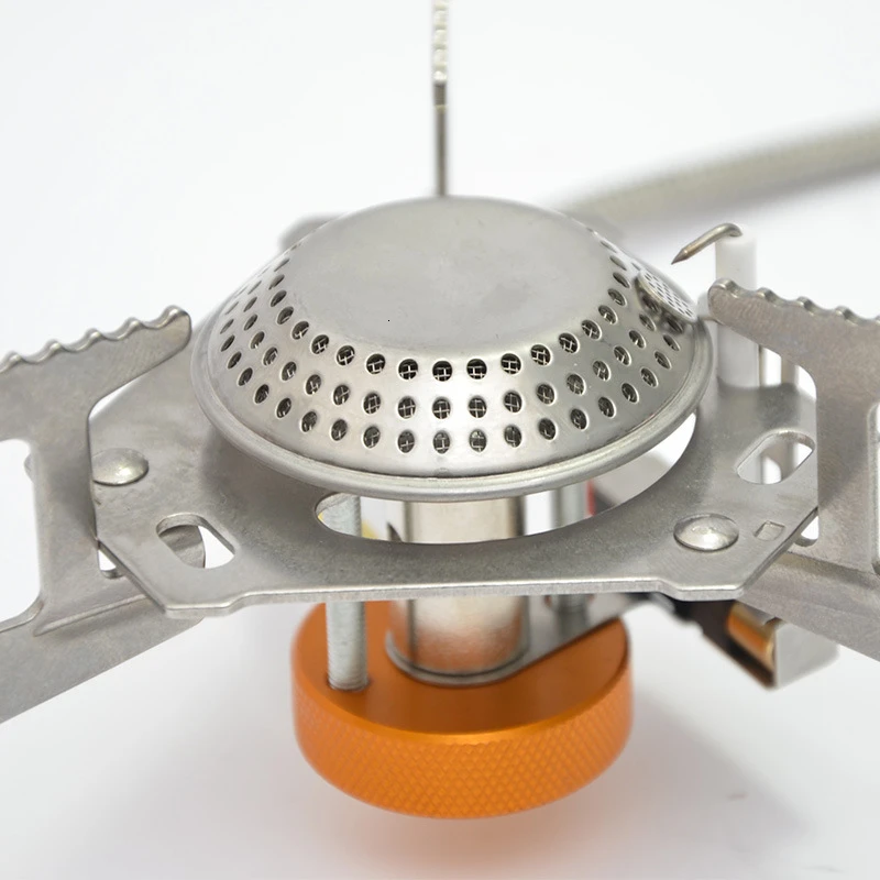 Портативная уличная газовая плита для кемпинга утолщенная Высококачественная